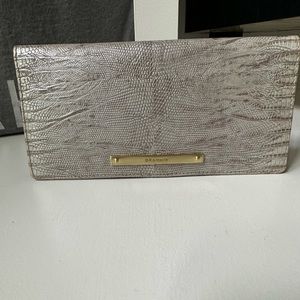 Brahmin Ady Wallet Lizard Embossed Leather NWOT